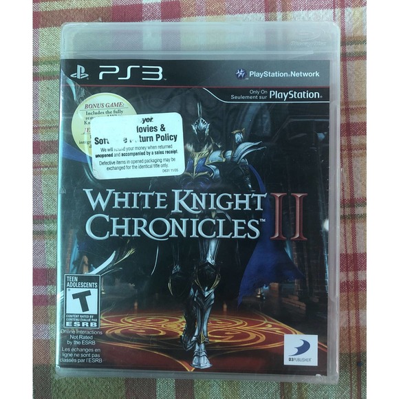 White Knight Chronicles II Playstation 3 PS3 Damaged Seal